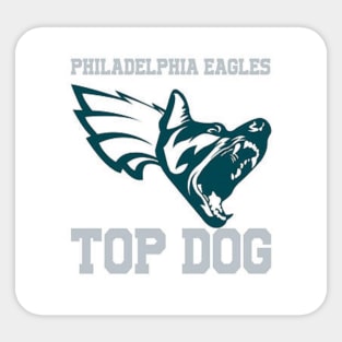 Eagles Top Dog Sticker